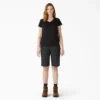 Pantalones cortos de carpintero Duck de corte holgado para mujer, 11 pulgadas Pantalones cortos de carpintero Duck de corte holgado para mujer, 11 pulgadas