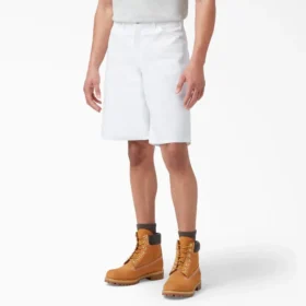 Pantalones cortos de carpintero y pintor de corte holgado, 11″