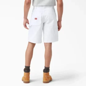 Pantalones cortos de carpintero y pintor de corte holgado, 11″