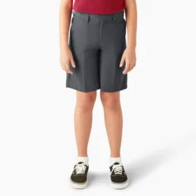 Pantalones cortos de corte clásico para niños, tallas 4-20