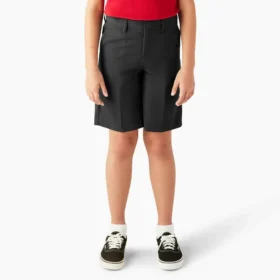 Pantalones cortos de corte clásico para niños, tallas 4-20