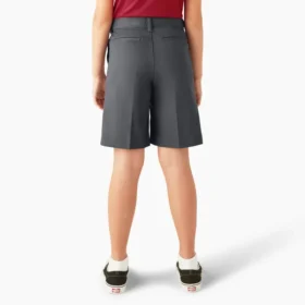 Pantalones cortos de corte clásico para niños, tallas 4-20