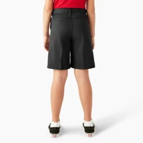 Pantalones cortos de corte clásico para niños, tallas 4-20