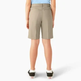 Pantalones cortos de corte clásico para niños, tallas 4-20