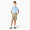 Pantalones cortos de corte clásico para niños, tallas 4-20