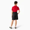 Pantalones cortos de corte clásico para niños, tallas 4-20