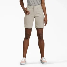 Pantalones cortos de corte holgado y refrescantes para mujer, 9″