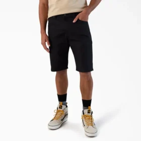Pantalones cortos de lona de pato Flex de 5 bolsillos, 28 cm