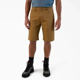Pantalones cortos de lona de pato Flex de 5 bolsillos, 28 cm