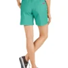 Pantalones cortos de lona elástica de corte holgado de 7″ para mujer