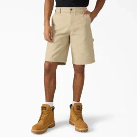 Pantalones cortos de lona para carpinteros, 28 cm