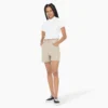 Pantalones cortos de lona para mujer, corte regular, 5″ Pantalones cortos de lona para mujer, corte regular, 5″