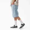 Pantalones cortos de mezclilla de carpintero desgastados y holgados, 13″ Pantalones cortos de mezclilla de carpintero desgastados y holgados, 13″