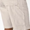 Pantalones cortos de pintor en jacquard tonal, 28 cm
