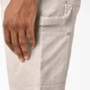 Pantalones cortos de pintor en jacquard tonal, 28 cm