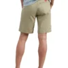 Pantalones cortos de sarga elástica de corte holgado de 10″ para mujer