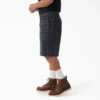 Pantalones cortos de trabajo a cuadros, 11″ Pantalones cortos de trabajo a cuadros, 11″