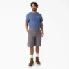 Pantalones cortos de trabajo a cuadros, 11″ Pantalones cortos de trabajo a cuadros, 11″