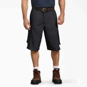 Pantalones cortos de trabajo cargo de corte holgado Flex, 13″