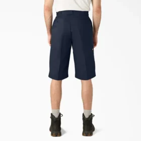 Pantalones cortos de trabajo de corte holgado con bolsillos multiuso, 15″ Pantalones cortos de trabajo de corte holgado con bolsillos multiuso, 15″