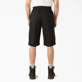 Pantalones cortos de trabajo de corte holgado con bolsillos multiuso, 15″ Pantalones cortos de trabajo de corte holgado con bolsillos multiuso, 15″