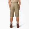 Pantalones cortos de trabajo de corte holgado con bolsillos multiuso, 15″ Pantalones cortos de trabajo de corte holgado con bolsillos multiuso, 15″