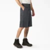 Pantalones cortos de trabajo de corte holgado con bolsillos multiuso, 15″ Pantalones cortos de trabajo de corte holgado con bolsillos multiuso, 15″