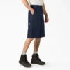 Pantalones cortos de trabajo de corte holgado con bolsillos multiuso, 15″ Pantalones cortos de trabajo de corte holgado con bolsillos multiuso, 15″