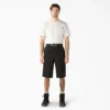 Pantalones cortos de trabajo de corte holgado con bolsillos multiuso, 15″ Pantalones cortos de trabajo de corte holgado con bolsillos multiuso, 15″