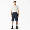 Pantalones cortos de trabajo de corte holgado con bolsillos multiuso, 15″ Pantalones cortos de trabajo de corte holgado con bolsillos multiuso, 15″
