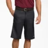 Pantalones cortos de trabajo de corte holgado con bolsillos multiuso, 33 cm