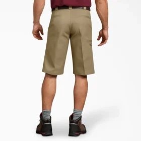 Pantalones cortos de trabajo de corte holgado con bolsillos multiuso, 33 cm