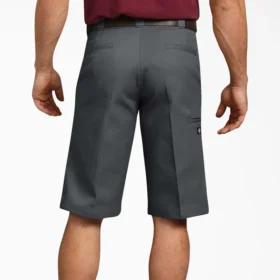 Pantalones cortos de trabajo de corte holgado con bolsillos multiuso, 33 cm