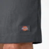 Pantalones cortos de trabajo de corte holgado y frente liso, 13″ Pantalones cortos de trabajo de corte holgado y frente liso, 13″