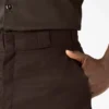 Pantalones cortos de trabajo de corte holgado y frente liso, 13″ Pantalones cortos de trabajo de corte holgado y frente liso, 13″