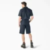 Pantalones cortos de trabajo de corte holgado y frente liso, 13″ Pantalones cortos de trabajo de corte holgado y frente liso, 13″