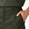 Pantalones cortos de trabajo de corte holgado y frente liso, 13″ Pantalones cortos de trabajo de corte holgado y frente liso, 13″