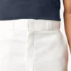 Pantalones cortos de trabajo de corte holgado y frente liso, 13″