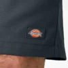 Pantalones cortos de trabajo de corte holgado y frente liso, 13″ Pantalones cortos de trabajo de corte holgado y frente liso, 13″