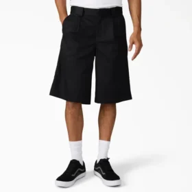 Pantalones cortos de trabajo de sarga de cáñamo, 13″