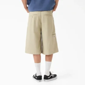 Pantalones cortos de trabajo de sarga de cáñamo, 13″