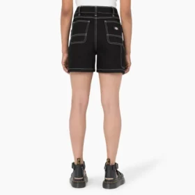 Pantalones cortos de vaqueros de carpintero para mujer, 5″