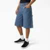 Pantalones cortos holgados de lona de carpintero desgastados, 13″ Pantalones cortos holgados de lona de carpintero desgastados, 13″