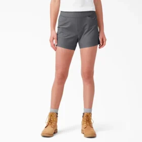 Pantalones cortos sin cordón de ajuste holgado y refrescantes para mujer, 5″