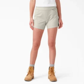 Pantalones cortos sin cordón de ajuste holgado y refrescantes para mujer, 5″