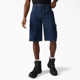 Pantalones cortos utilitarios de mezclilla, 13″