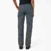 Pantalones de carpintero de corte holgado Flex con rayas de nogal americano para mujer