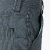 Pantalones de carpintero de corte holgado Flex con rayas de nogal americano para mujer
