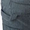 Pantalones de carpintero de corte holgado Flex con rayas de nogal americano para mujer