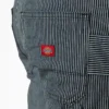 Pantalones de carpintero de corte holgado Flex con rayas de nogal americano para mujer